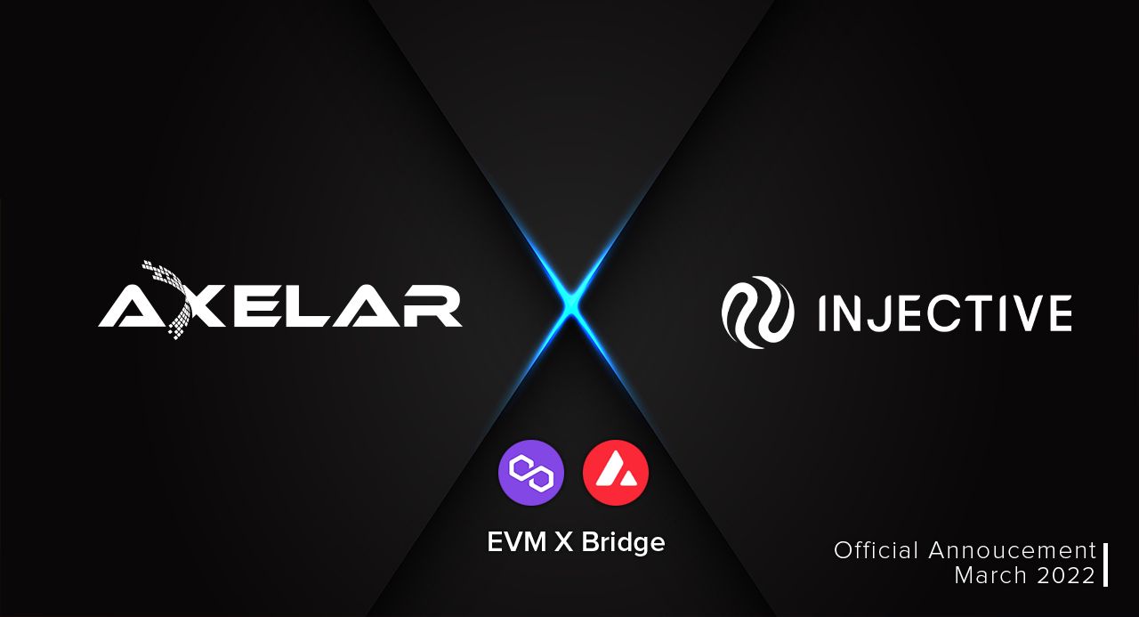 Injective Partners with Axelar to Integrate New EVM Blockchains