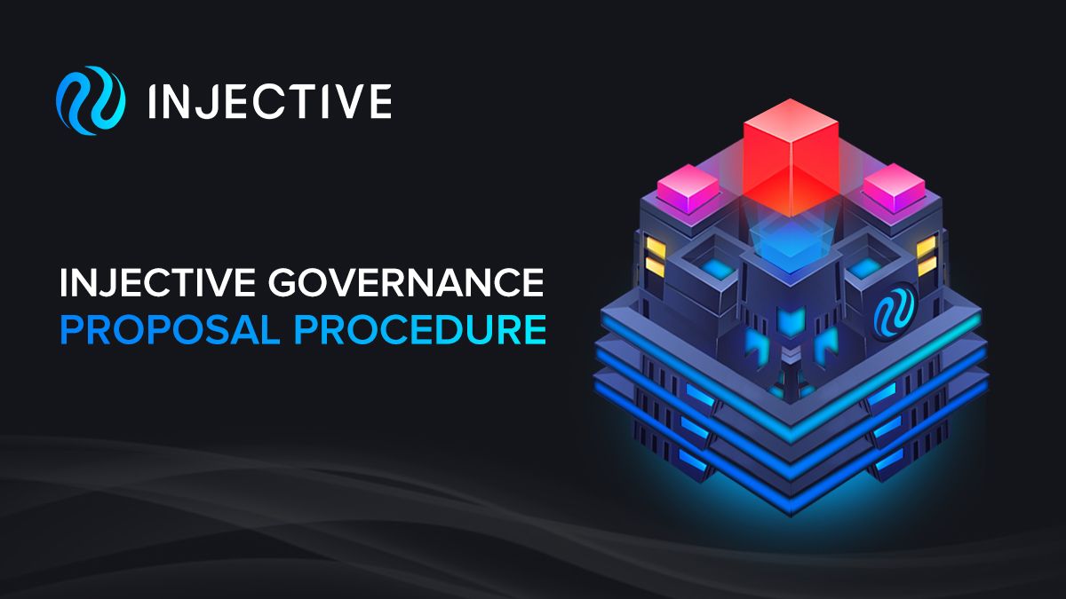 Injective Governance Proposal Procedure Injective Labs es un protocolo interoperable de capa 1 para construir aplicaciones descentralizadas (dApps) de Web3 con un enfoque especial en intercambios, finanzas descentralizadas (DeFi) y aplicaciones de derivados.