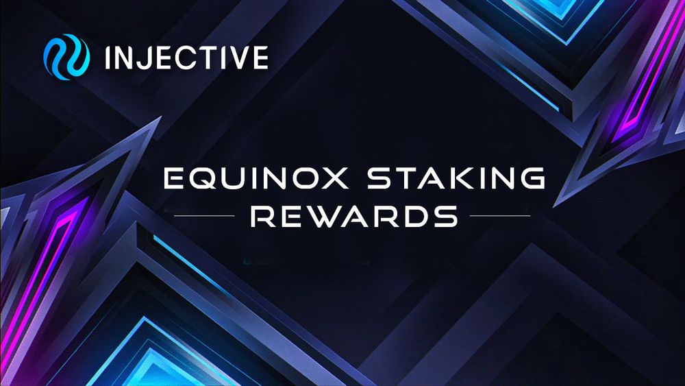 Introducing the Injective Equinox Staking Rewards