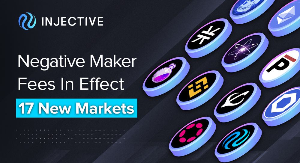 Negative Maker Fee Markets Now Live