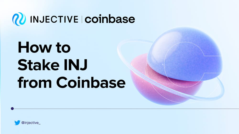 How To Stake INJ From Coinbase
