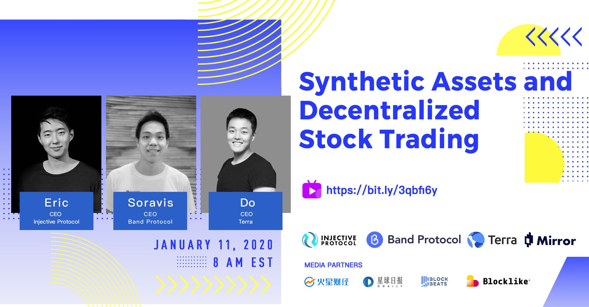 Synthetic Assets and Decentralized Stock Trading: Injective, Band, and Terra Protocol