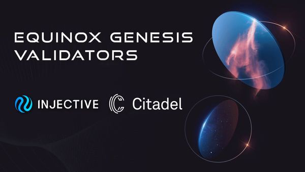 Leading Staking Provider Citadel.One Integrates with Injective as a Genesis Validator