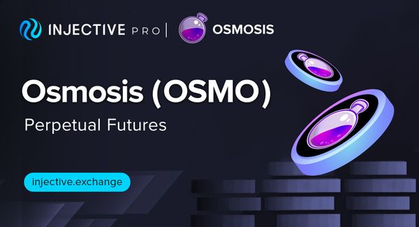 The First Osmosis (OSMO) Perpetual Futures Listing on Injective Pro