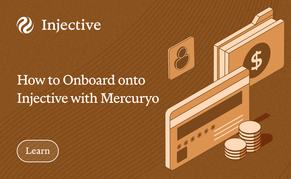 How to Onboard onto Injective with Mercuryo